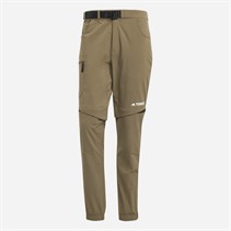 adidas Mens Terrex Utilitas Zip Off Hiking Pants Olive Strata