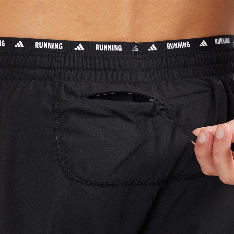 adidas Mens Runners Climacool Running Shorts Black