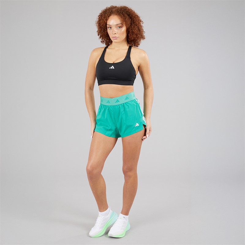 adidas Womens React Training High Support Sports Bra Black