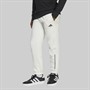 adidas Junior Boys Slogan Fleece Joggers Off White