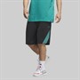 adidas Mens Legends 3-Stripes Basketball Shorts Black/Pure Teal
