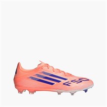 adidas Mens F50 League FG/MG Firm/Multi Ground Football Boots Beam Orange/Lucid Blue /Cloud White Beam Orange/Lucid Blue/Cloud White