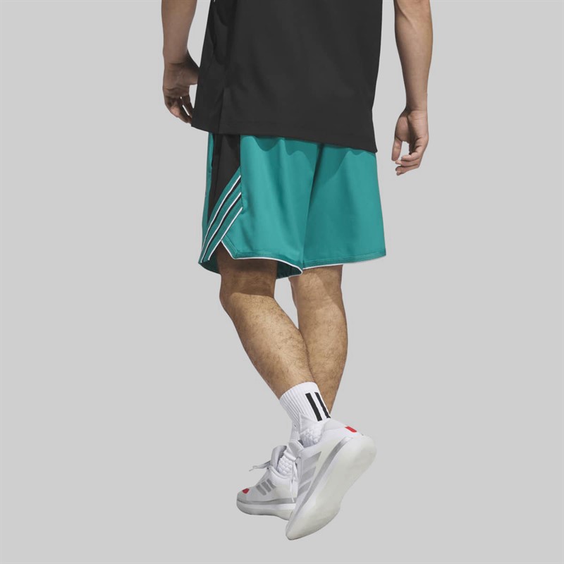 adidas Mens Crazylite Basketball Shorts Pure Teal/Black