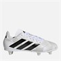 adidas Kids Junior SG Soft Ground Rugby Boots Cloud White/Core Black/Silver Metallic