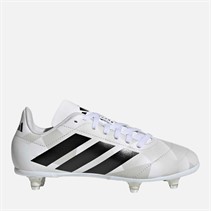 adidas Kids Junior SG Soft Ground Rugby Boots Cloud White/Core Black/Silver Metallic