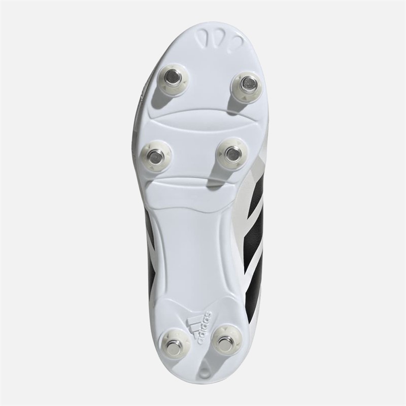 adidas Kids Junior SG Soft Ground Rugby Boots Cloud White/Core Black/Silver Metallic