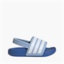 adidas Infant Adilette Estrap Sliders Clear Sky/Cloud White/Bright Royal