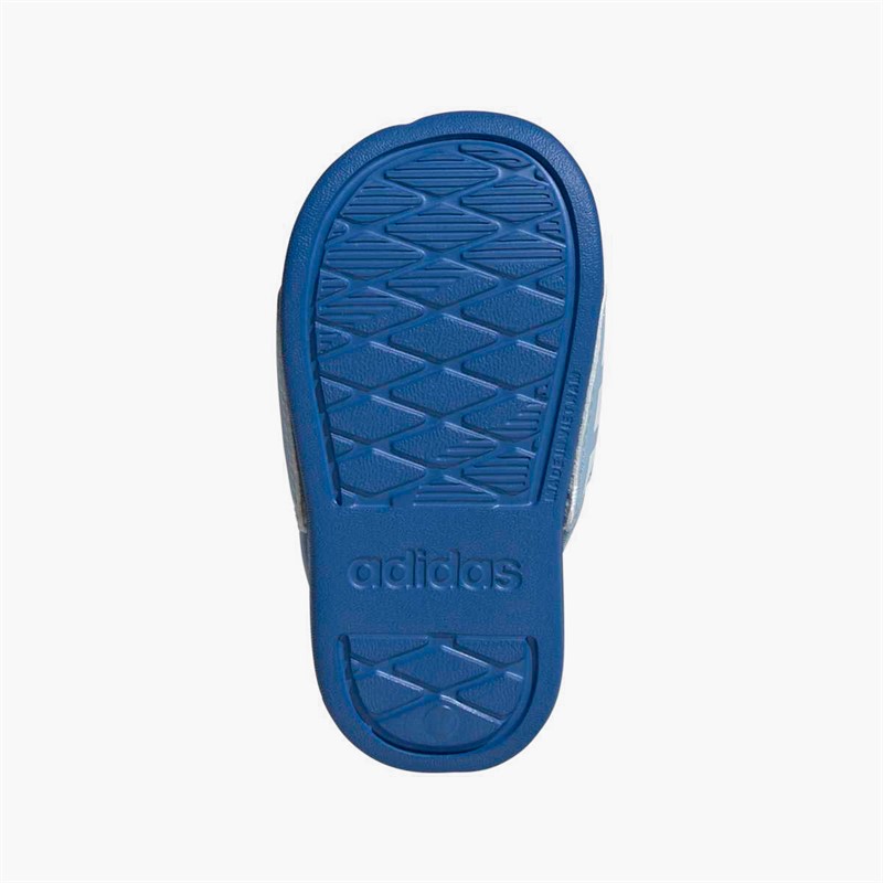 adidas Infant Adilette Estrap Sliders Clear Sky/Cloud White/Bright Royal