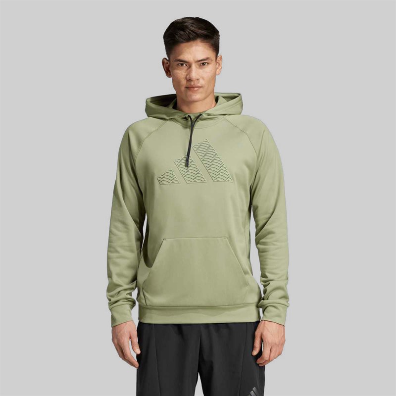 adidas Mens Game And Go Training Hoodie Tent Green