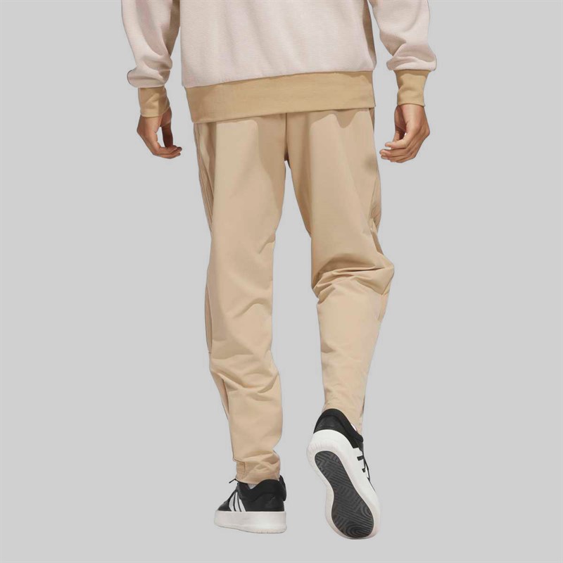 adidas Mens Woven Track Pants Warm Sandstone