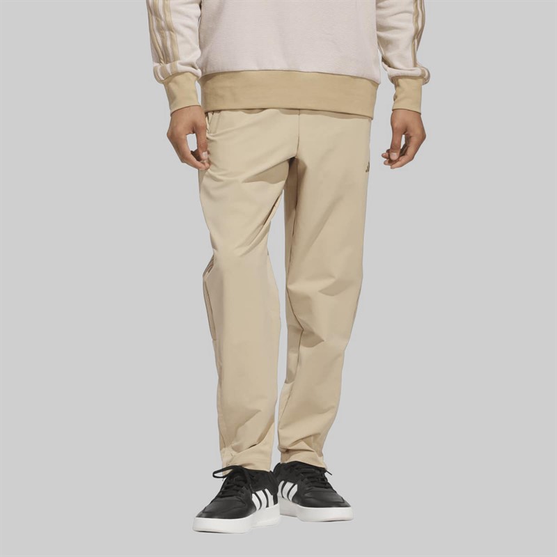 adidas Mens Woven Track Pants Warm Sandstone