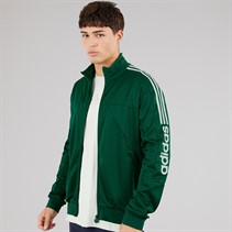 adidas Mens Tiro Wordmark Track Top Collegiate Green/White