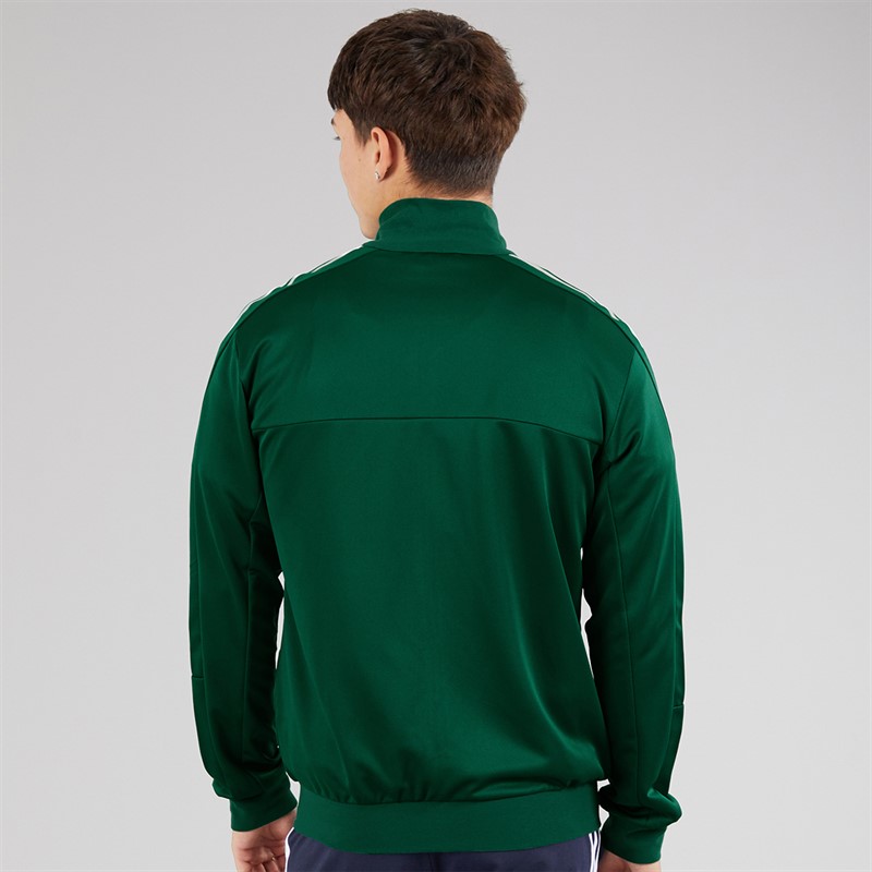 adidas Mens Tiro Wordmark Track Top Collegiate Green/White