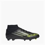 adidas Mens F50 League Mid FG/MG Firm/Multi Ground Football Boots Core Black/ Ron Metallic/Lucid Lemon Core Black/Ron Metallic/Lucid Lemon