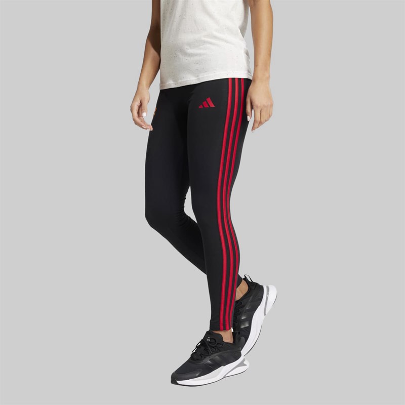 adidas Womens MUFC Manchester United Leggings Black