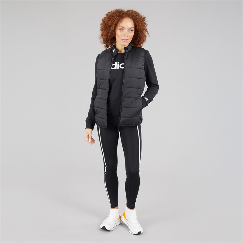 adidas Womens Puffer Golf Gillet Black