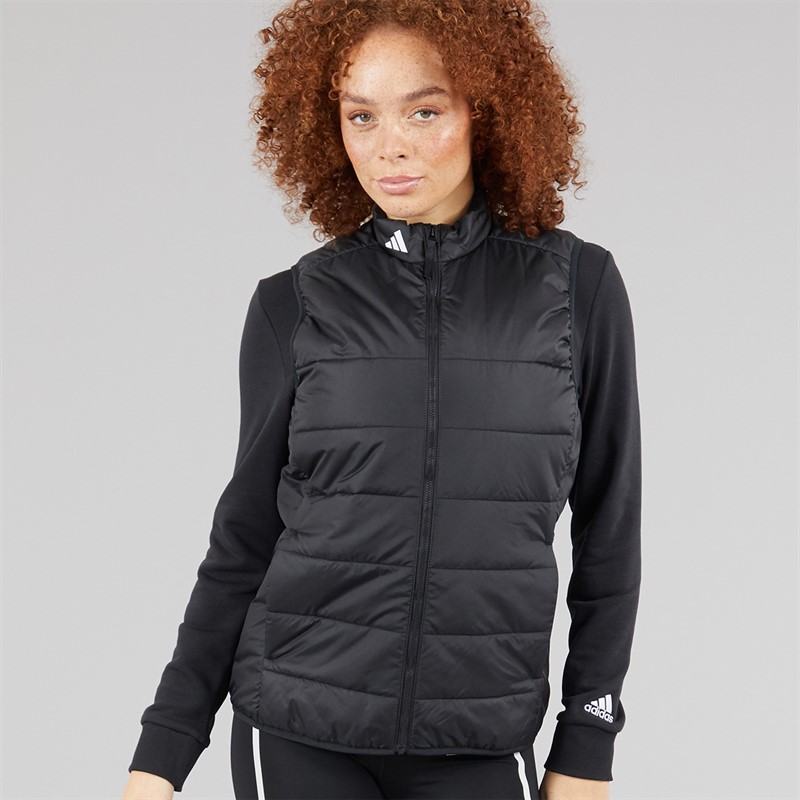 adidas Womens Puffer Golf Gillet Black