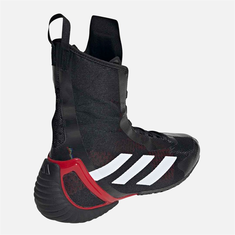 adidas Mens Speedex Ultra Boxing Shoes Core Black/Cloud White/Pure Ruby