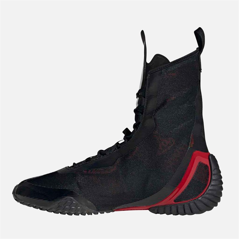 adidas Mens Speedex Ultra Boxing Shoes Core Black/Cloud White/Pure Ruby