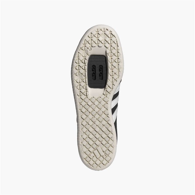 adidas Mens Velosamba Leather Cycling Shoes Core Black/Cloud White/Cloud White