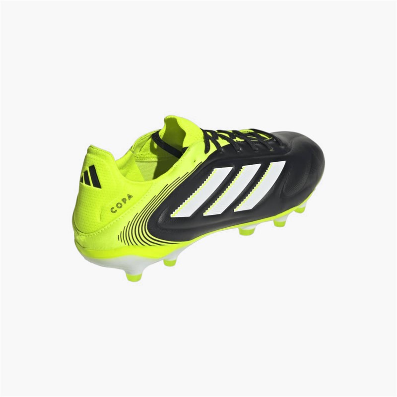 adidas Mens Copa Pure 3 Pro Radiant Blaze Pack FG Frim Ground Football Boots Core Black/White/Lucid Lemon