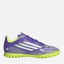 adidas Junior F50 Club Radiant Blaze Pack TF Astro Football Boots Purple Rush/Cloud White/Lucid Lemon