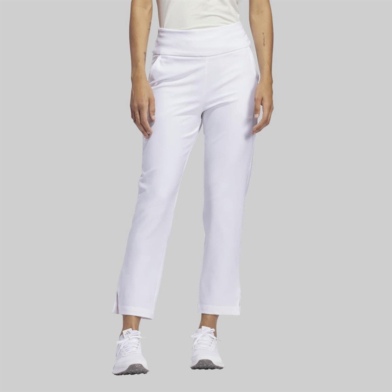 adidas Womens Ultimate 365 Solid Ankle Golf Trousers White