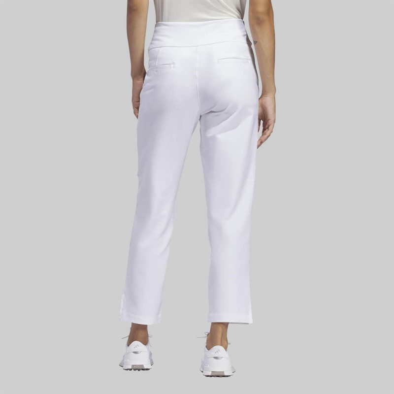 adidas Womens Ultimate 365 Solid Ankle Golf Trousers White
