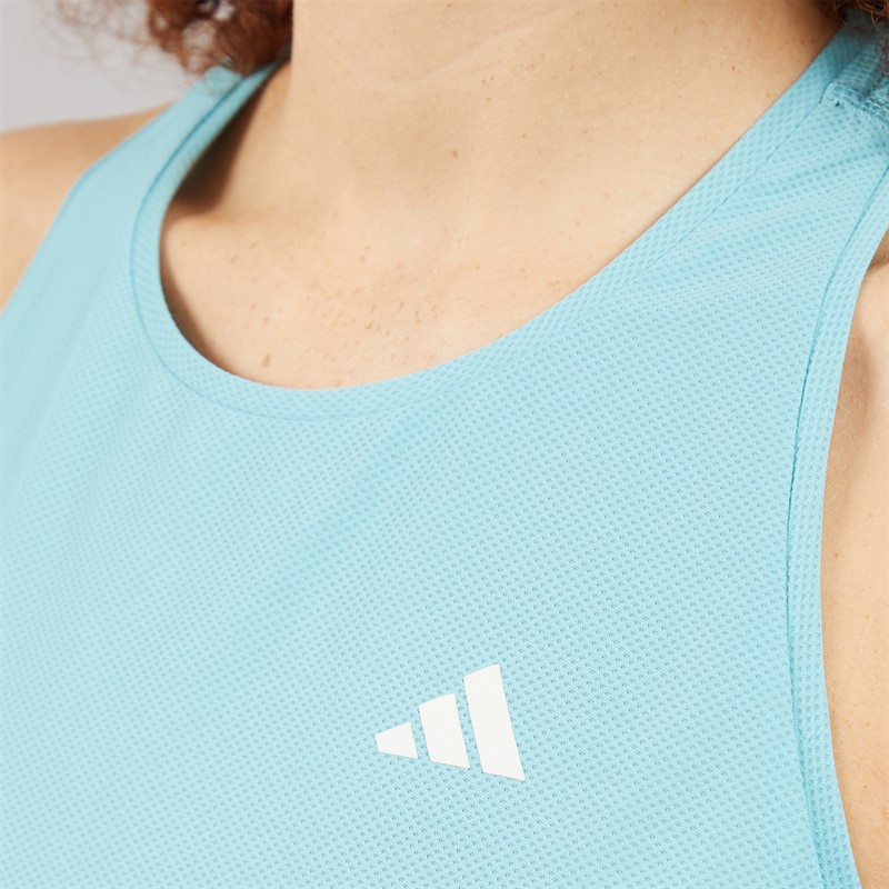 adidas Womens Own The Run Running Tank Top Mint Tone