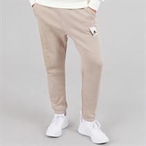 adidas Mens Lounge Graphic Fleece Joggers Wonder Taupe