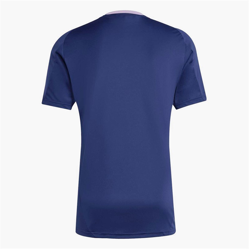 adidas Mens FFR France Rugby Performance T-Shirt Dark Blue