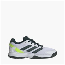adidas Junior Ubersonic All Court Tennis Shoes Pure Teal/Silver Metallic/Lucid Lemon