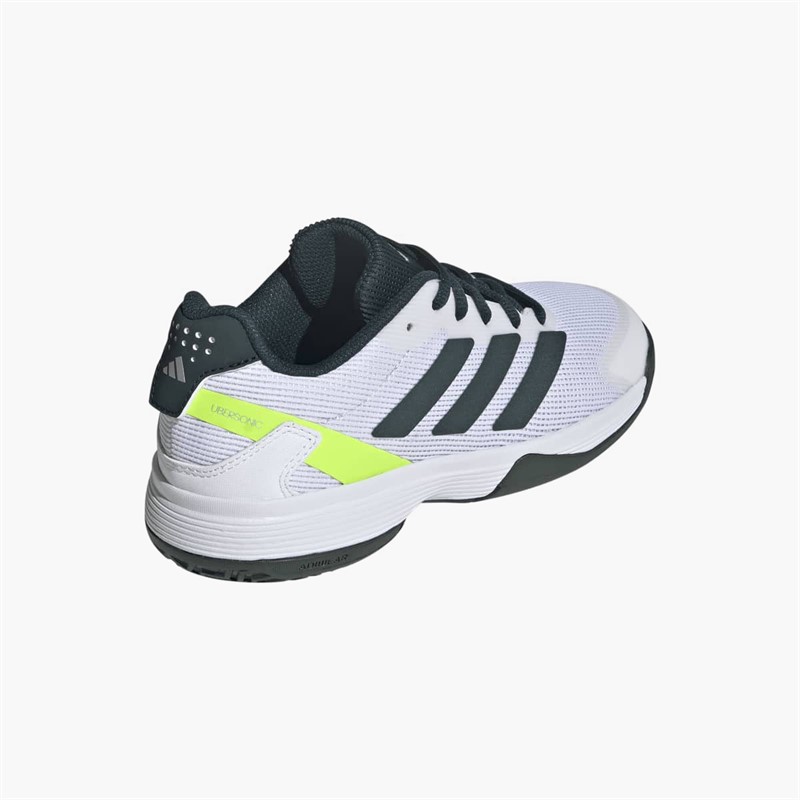 adidas Junior Ubersonic All Court Tennis Shoes Pure Teal/Silver Metallic/Lucid Lemon