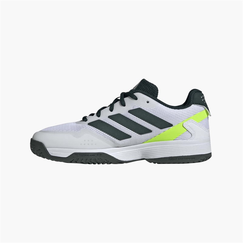 adidas Junior Ubersonic All Court Tennis Shoes Pure Teal/Silver Metallic/Lucid Lemon