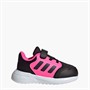 adidas Infant Girls Tensaur Run 3.0 Velcro Trainers Core Black/Core Black/Lucid Pink