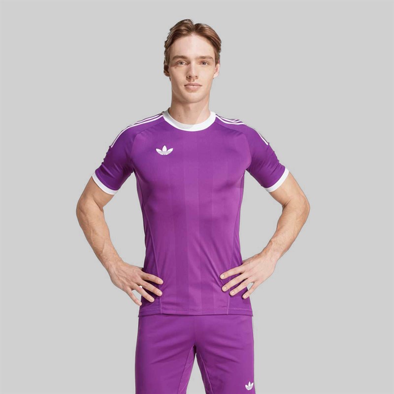 adidas Mens Trefoil 25/26 Pro Goalkeeper Jersey Glow Purple