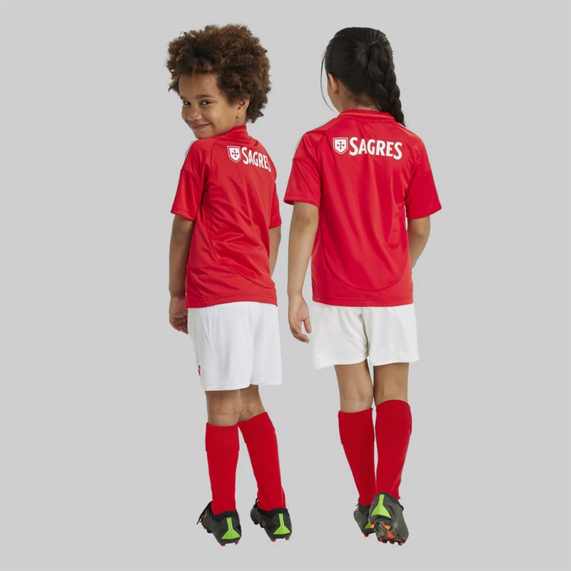 adidas Kids SLB Benfica FC 24/25 Home Mini Kit Benfica Red