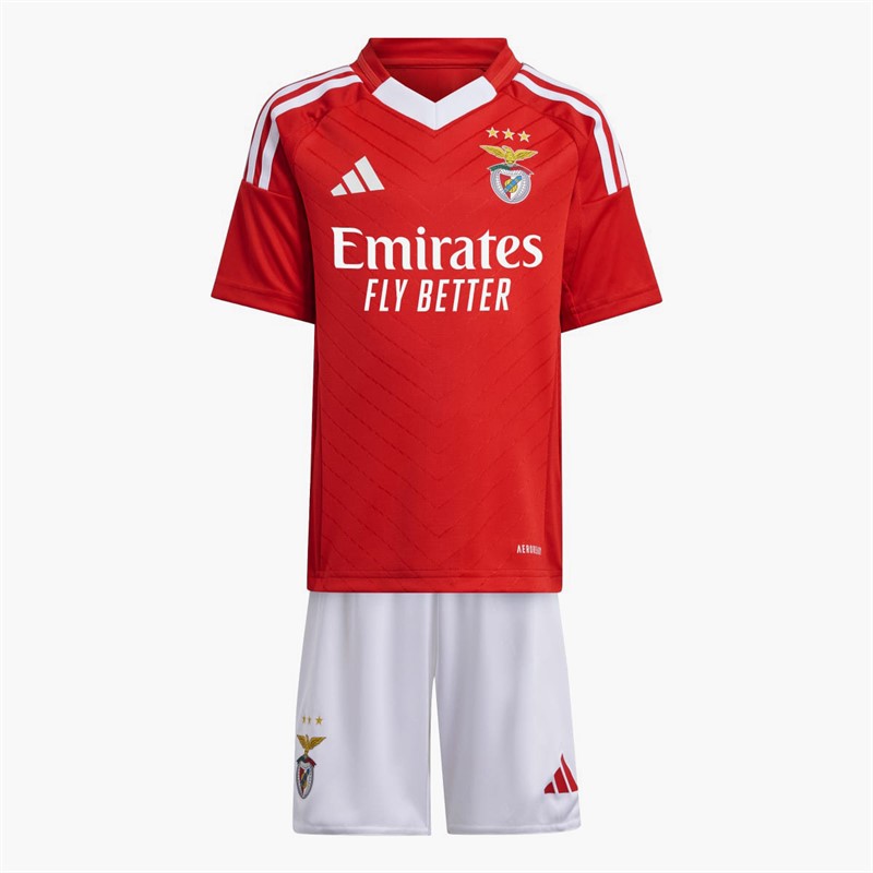 adidas Kids SLB Benfica FC 24/25 Home Mini Kit Benfica Red