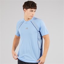 adidas Mens Tech Apparel Climacool T-Shirt Glow Blue