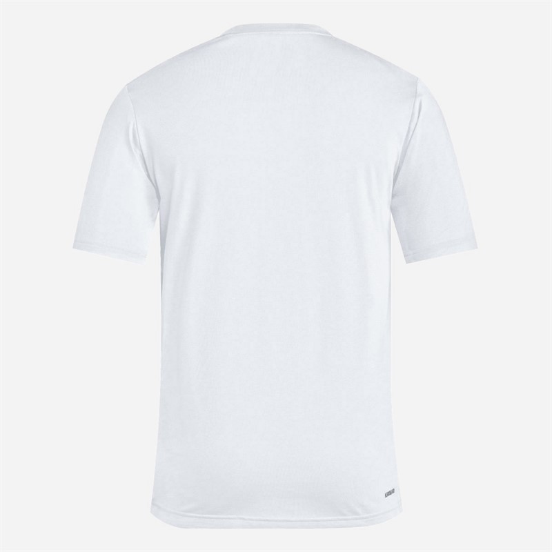 adidas Mens Train Essentials Feelready Training T-Shirt White/Black