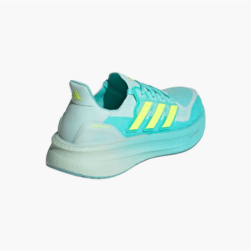 adidas Womens Ultraboost 5 Neutral Running Shoes Flash Aqua/Hi-Res Yellow/Halo Mint