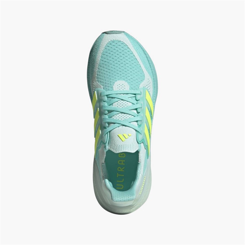 adidas Womens Ultraboost 5 Neutral Running Shoes Flash Aqua/Hi-Res Yellow/Halo Mint