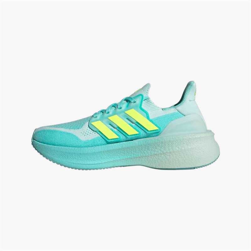adidas Womens Ultraboost 5 Neutral Running Shoes Flash Aqua/Hi-Res Yellow/Halo Mint