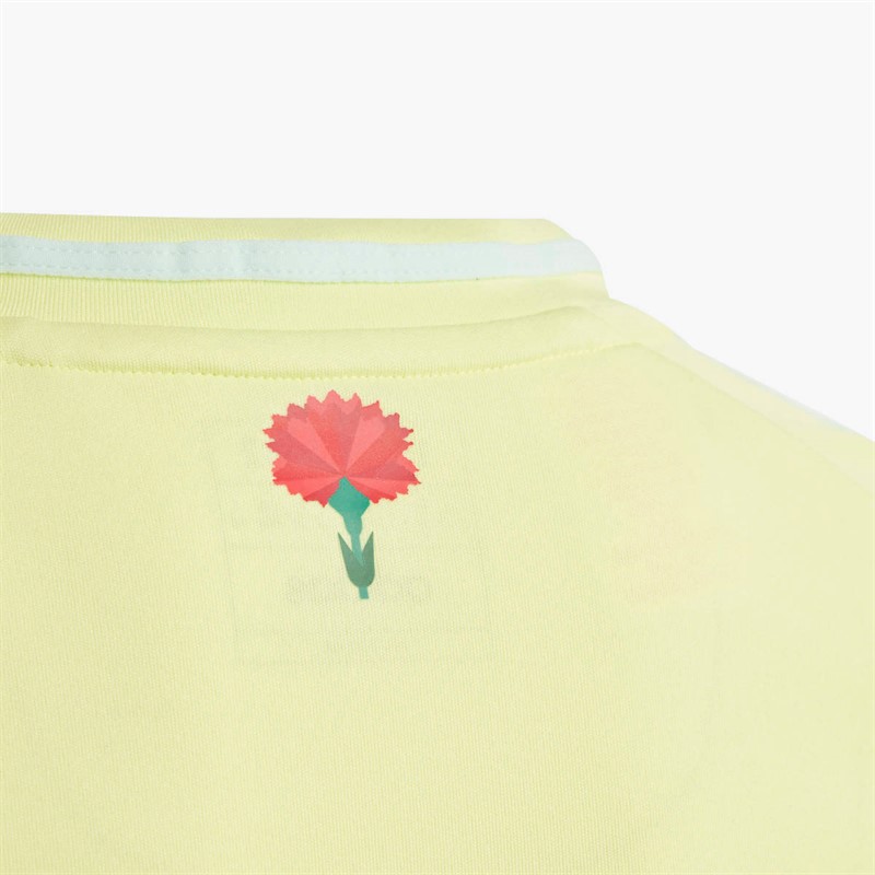 adidas Junior RFEF Spain 2024 Away Jersey Pulse Yellow/Halo Mint