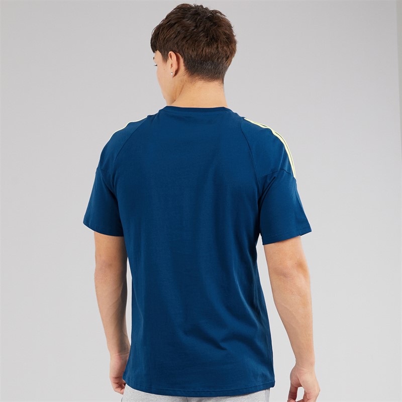 adidas Mens Tiro 24 T-Shirt Legend Marine/Peace Citrine