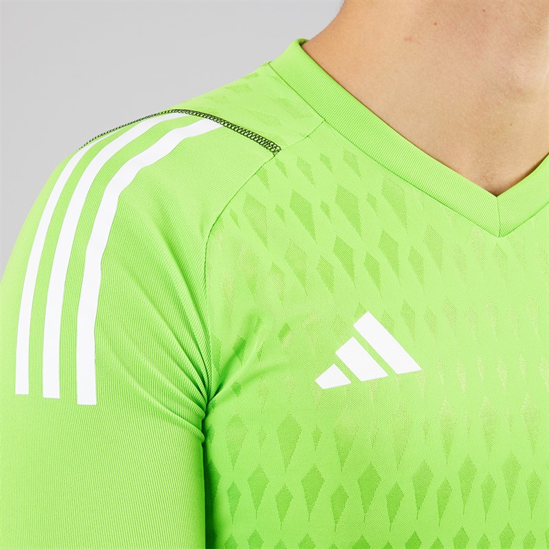 adidas Mens Tiro 23 Pro Long Sleeve Goalkeeper Jersey Team Semi Solar Green