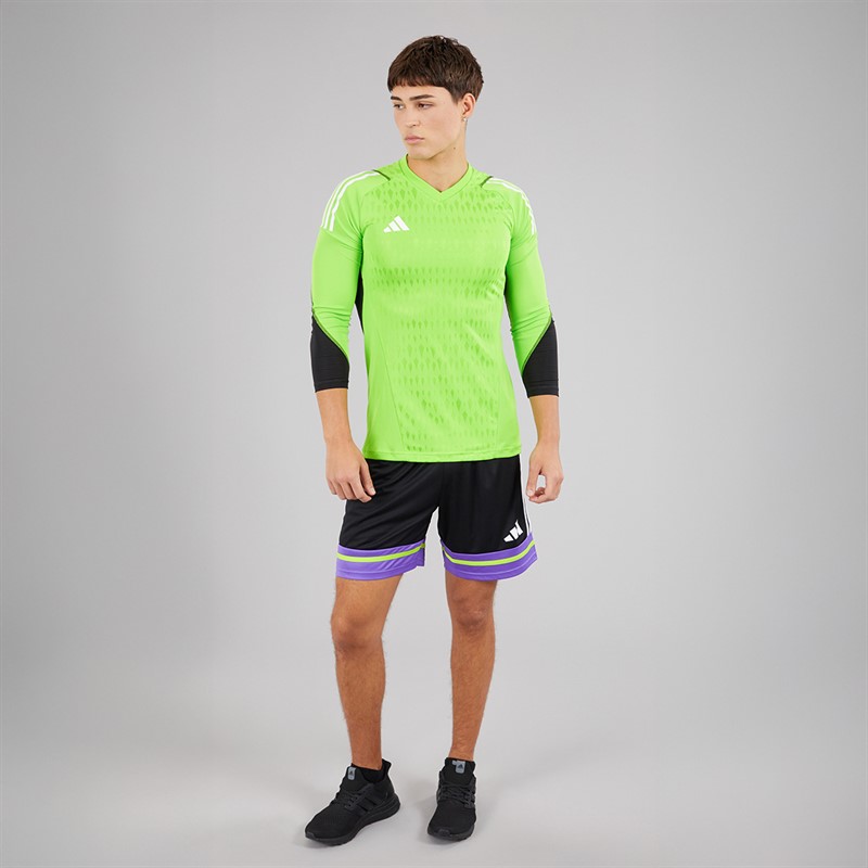 adidas Mens Tiro 23 Pro Long Sleeve Goalkeeper Jersey Team Semi Solar Green