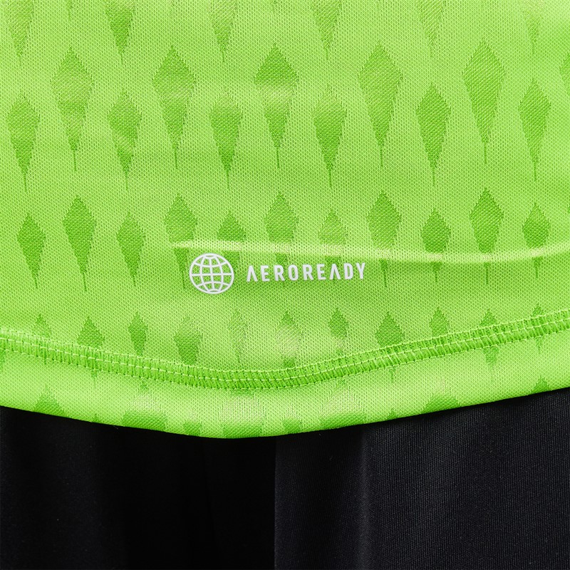 adidas Mens Tiro 23 Pro Long Sleeve Goalkeeper Jersey Team Semi Solar Green