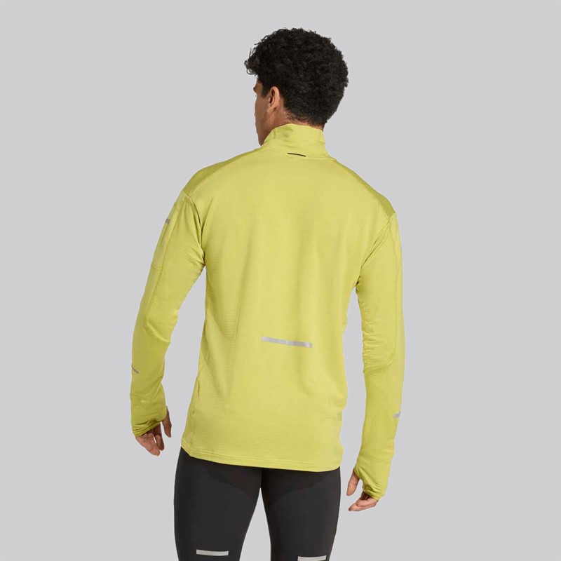 adidas Adi365 Climawarm+ Half Zip Top do biegania dla niego kolor Preloved Lime