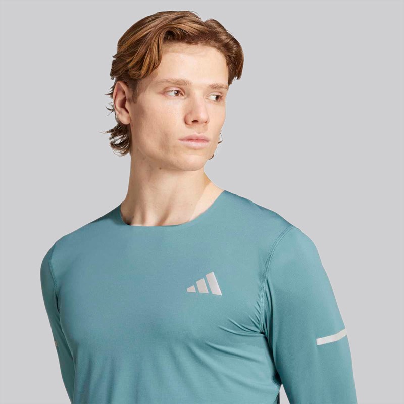adidas Adi365 Climacool+ Running Long Sleeve Top dla niego kolor Preloved Teal